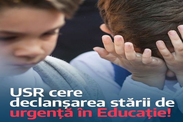 Se cere declanșarea stării de urgență în Educație