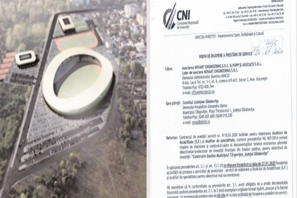 Surpriză! CNI se apucă de construcția unui stadion nou la Târgoviște. Documentul oficial a fost emis deja