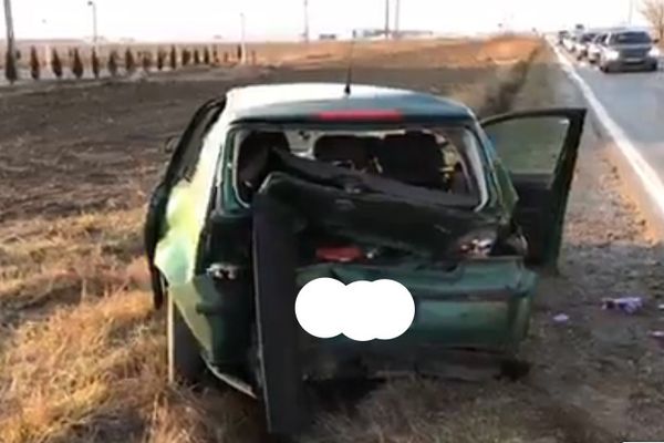Accident grav lângă Târgoviște. Două persoane au ajuns direct la spital