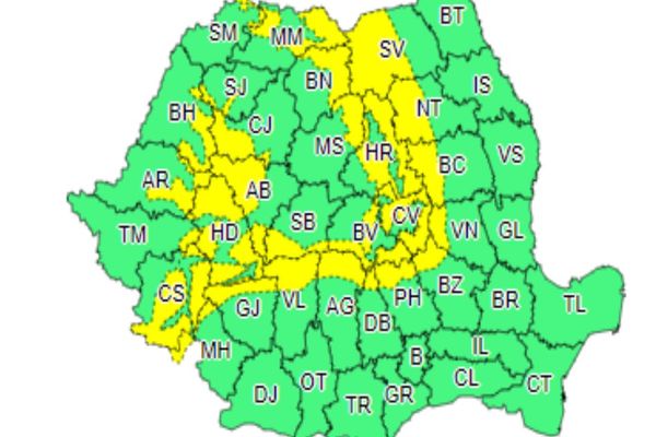 Nicio noutate! Cod galben de vânt în zona montană (2-3 februarie). Vezi prognoza meteo pentru Târgoviște (2-4 februarie)