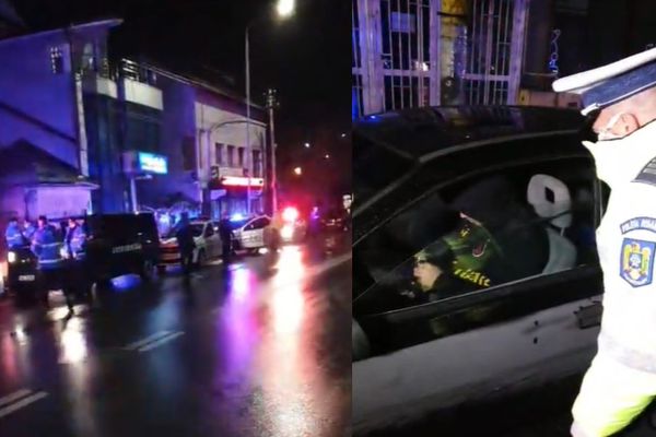 Foto| Zeci de polițisti și jandarmi au verificat, la Târgoviște, respectarea prevederilor Ordonanței militare cu numărul 2