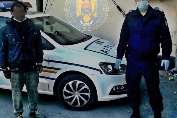 Urmărit național reținut de jandarmi, la un control de rutină pentru verificarea respectării prevederilor Ordonanțelor Militare