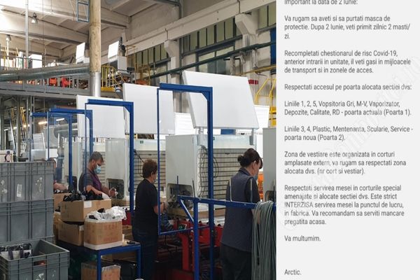 Fabrica de frigidere Arctic, de la Găești, își reia activitatea complet din data de 2 iunie. Ce mesaj au primit angajații