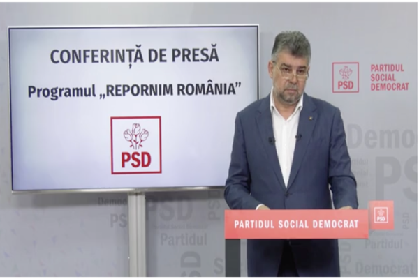 Președintelui interimar al PSD, Marcel Ciolacu, i s-a făcut rău, cu puțin timp în urmă, în timpul unei conferințe de presă