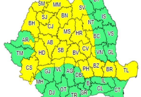 Din nou cod galben de vânt (și) în Dâmbovița, în data de 14 mai