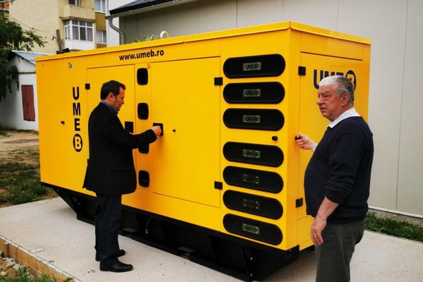 Grup electrogen nou la Spitalul din Târgoviște. În caz de avarie, ventilatoarele pentru pacienții cu COVID 19 vor putea funcționa