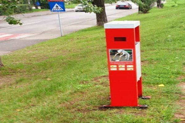 Acțiune amplă de amplasare de coșuri de gunoi speciale, pentru câini, la Târgoviște
