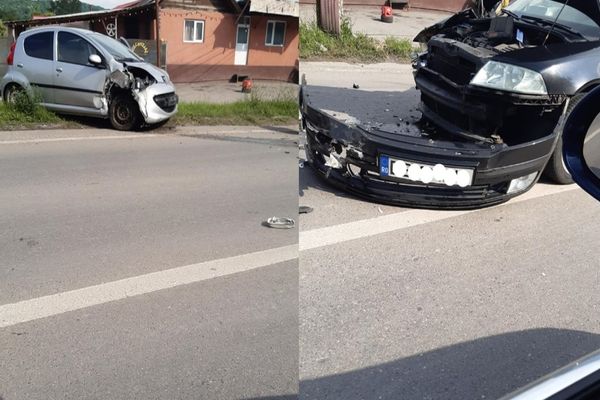 Coliziune auto la Fieni. O persoană a fost rănită