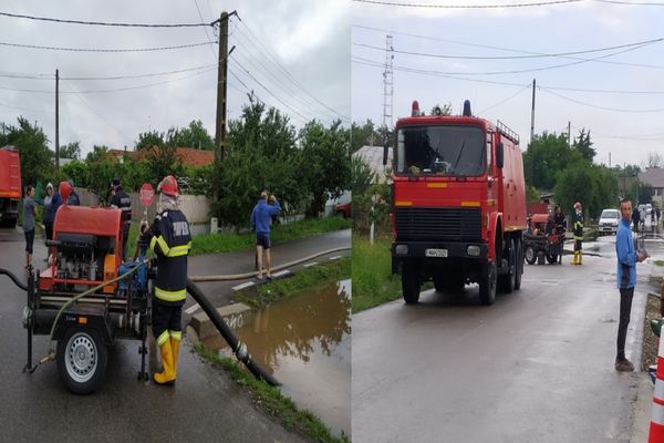 Continuă problemele, cauzate de inundații, la Ciocănești, în Dâmbovița