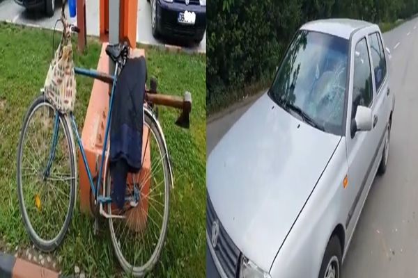 Biciclist de 69 de ani accidentat ușor la Odobești,în Dâmbovița