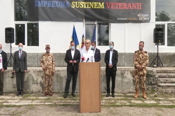 Foto| Reprezentanții Guvernului, au promis, la Târgoviște, un proiect de 80 de milioane de euro, pentru centrul de recuperare a veteranilor