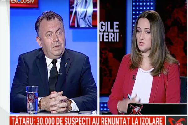 „Legile Puterii”. Nelu Tătaru: 30.000 de pacienți au renunțat la izolare. În ultimele 24 de ore, s-au externat 622 pacienți