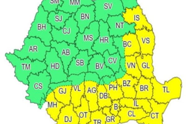 ANM: București și 21 de județe din țară, sub Cod galben de caniculă. Când devine valabilă avertizarea