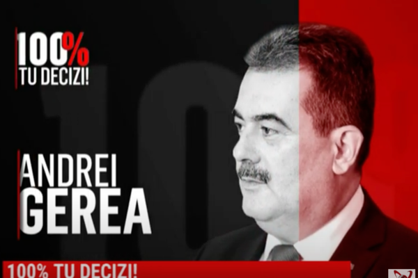 100% TU DECIZI! Andrei Dominic Gerea, lobby pentru proiectul Roșia Montană