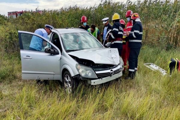 Accident rutier pe A1, la Găești 