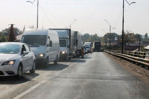 Circulație oprită pe DN 61, la Găești 