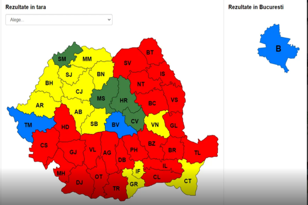 Câţi parlamentari au scos partidele, în fiecare judeţ