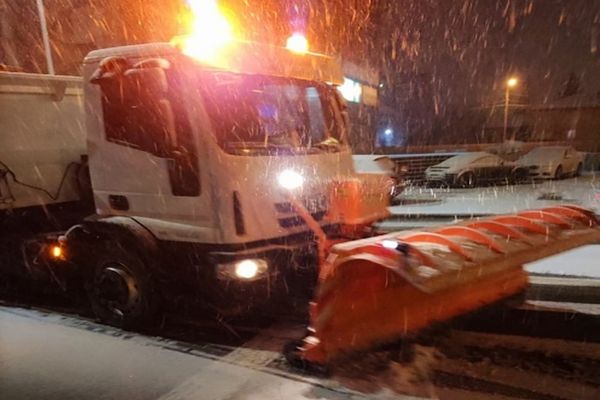 Prima ninsoare serioasă în Târgoviște