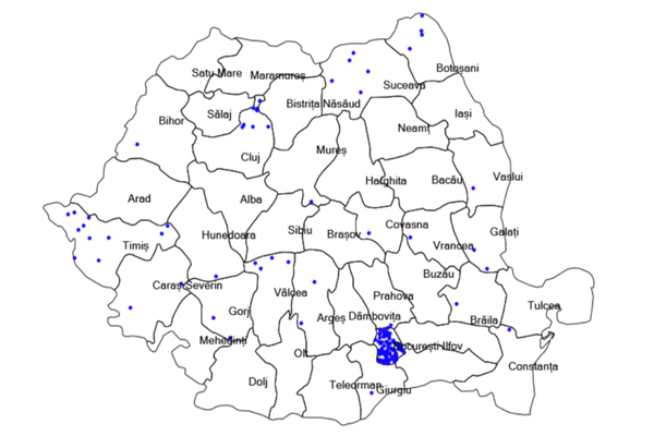 Raport INSP: Noua tulpină SARS-CoV-2 din Marea Britanie circulă deja în jumătate dintre județele țării!