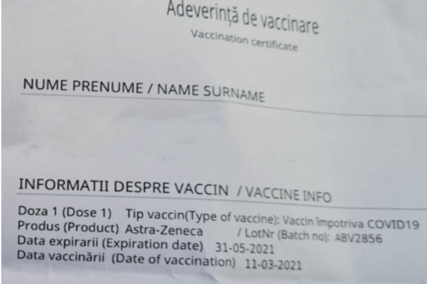 Controverse privind vaccinarea cu lotul suspendat al AstraZeneca în România. Autoritățile, contrazise de românii vaccinați 