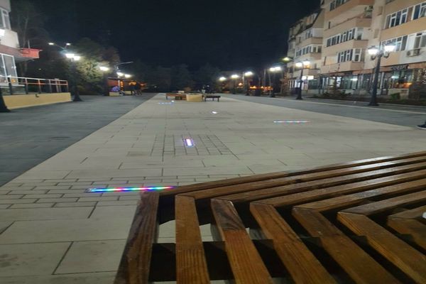 Cea mai importantă arteră pietonală din Târgoviște, redeschisă circulației