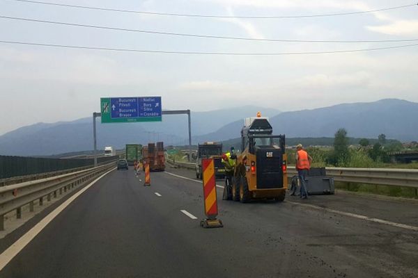 Restricții de circulație pe A1, la Corbii Mari, pentru efectuarea de lucrări