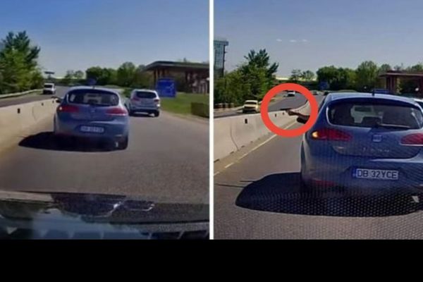 Un șofer din Dâmbovița a scos pistolul în traficul de pe DN1