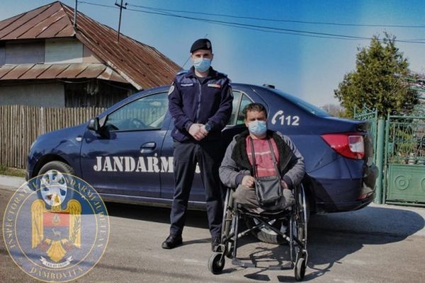 Gest de suflet făcut de jandarmii dâmbovițeni. Au sărit în ajutorul lui Ionuț, un tânăr din Broșteni, care suferă de o boală gravă