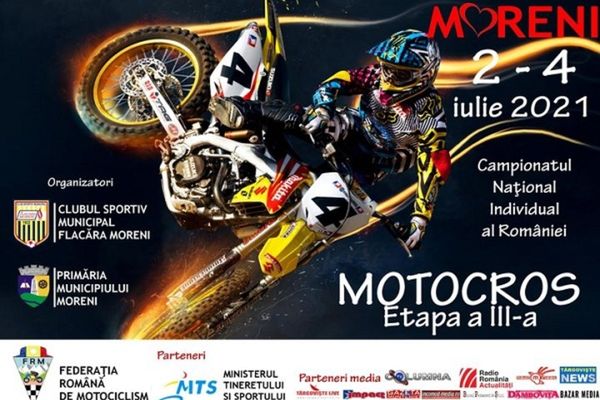 Orașul Moreni va găzdui o nouă etapă a Campionatului Național de Motocros
