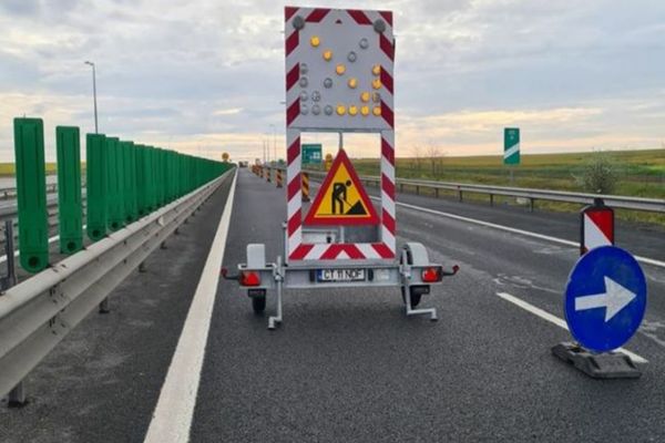 Trafic restricționat pe Autostrada A1 București-Pitești, în județul Dâmbovița, pentru efectuarea de lucrări