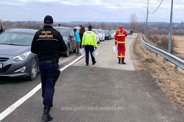 PTF: 13.000 de cetăţeni ucraineni au intrat în ţară joi, în scădere 14,9 % faţă de ziua precedentă