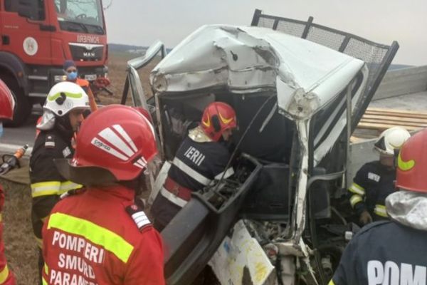 Accident grav rutier în județul Dâmboviţa