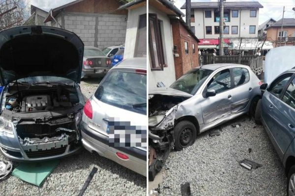 Două persoane au fost rănite într-un accident rutier la Pucioasa