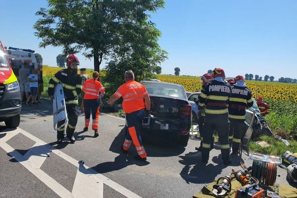 FOTO Accident teribil în Ialomița  - 4 morți și 5 răniți Plan roșu activat
