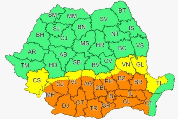 Alertă meteo! Cod portocaliu de caniculă în Dâmbovița, Ilfov, Prahova şi Giurgiu