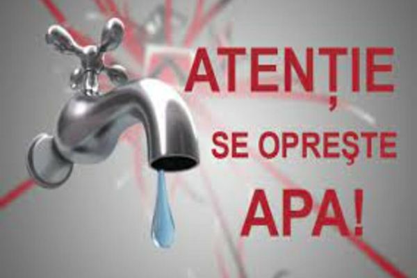 Dâmboviţa. Miercuri se întrerupe furnizarea apei potabile la Produlești