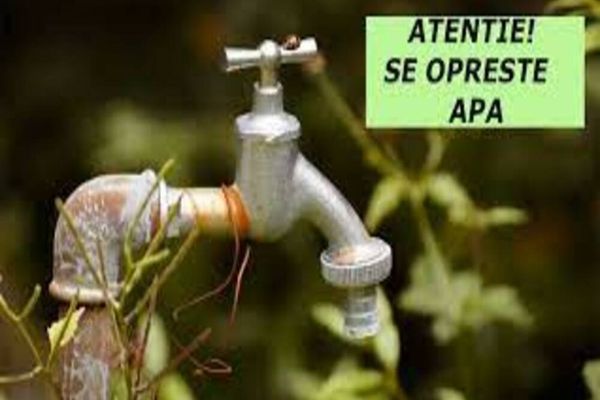Luni, 26 septembrie, se întrerupe furnizarea apei potabile la Petrești și Dragodana