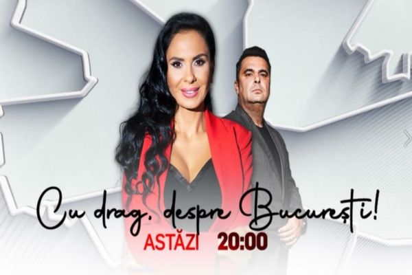 Cu drag, despre București! - Emisiune sărbătoare la Realitatea PLUS, cu Alexandra Păcuraru și Laurențiu Botin - ora 20:00