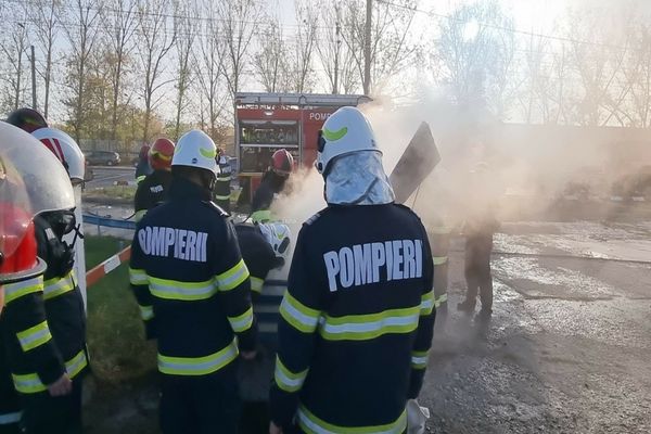 Alimentarea cu energie, întreruptă pe platforma industrială Târgovişte din cauza unui incendiu