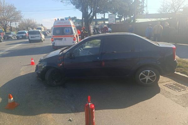 Două persoane rănite într-un accident rutier, pe DN71, în Târgovişte