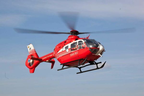 Dâmbovița. Motociclist accidentat grav pe DN71, la Conţeşti.  A fost solicitat elicopterul SMURD