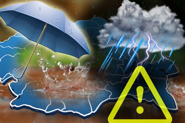 Cod galben de furtuni în Prahova şi Dâmboviţa, sâmbătă după-amiază