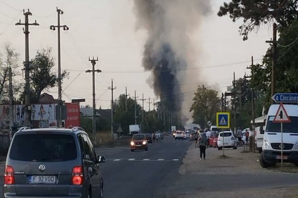 Explozie CATASTROFALĂ la o stație GPL din Crevedia