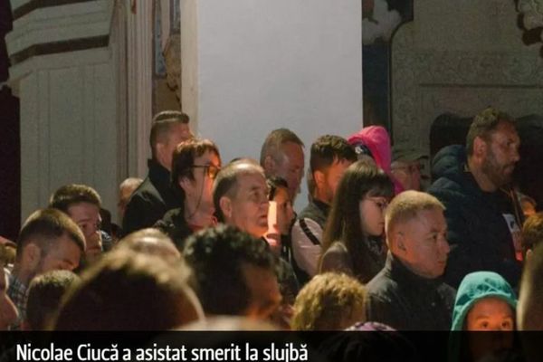 Nicolae Ciucă, imagine inedită. Liderul PNL, smerit, în noaptea de Înviere