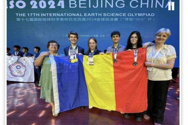 ROMÂNIA OBTINE PATRU MEDALII LA OLIMPIADA INTERNATIONALA DE STIINTELE PAMANTULUI