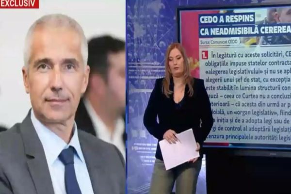 MINISTRUL JUSTIȚIEI, RADU MARINESCU, DECLARAȚII DESPRE DECIZIA CE4DO ÎN DEFAVOAREA LUI CĂLIN GEORGESCU: ”ESTE UN PROCES CÂȘTIGAT DE ROMÂNIA!”