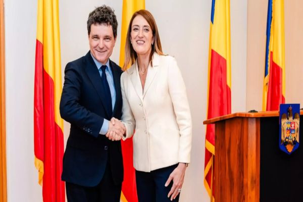 ȘEFA PARLAMENTULUI EUROPEAN ROBERTA METSOLA S-A ÎNTÂLNIT CU NICUȘOR DAN. DISCUȚII CRUCIALE: A FOST REAFIRMAT SPRIJINUL PENTRU ROMÂNIA 