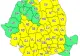 Update: Cod galben de furtuni, ploi și grindină, (și) pentru Dâmbovița