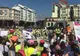 Video| "Marșul indicatoarelor rutiere" a animat centrul Târgoviștei