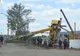 Foto| Incident spectaculos pe un șantier din Târgoviște. Muncitorii au uitat și de...regulile de distanțare socială